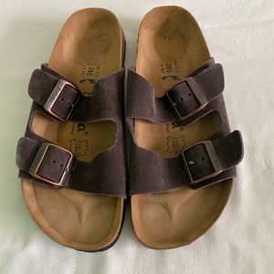 Betula by Birkenstock Arizona double buckle slides women’s size 9